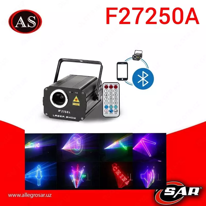 Android APP bilan F2750A lazerli sahna nuri - 1 990 000 so'm