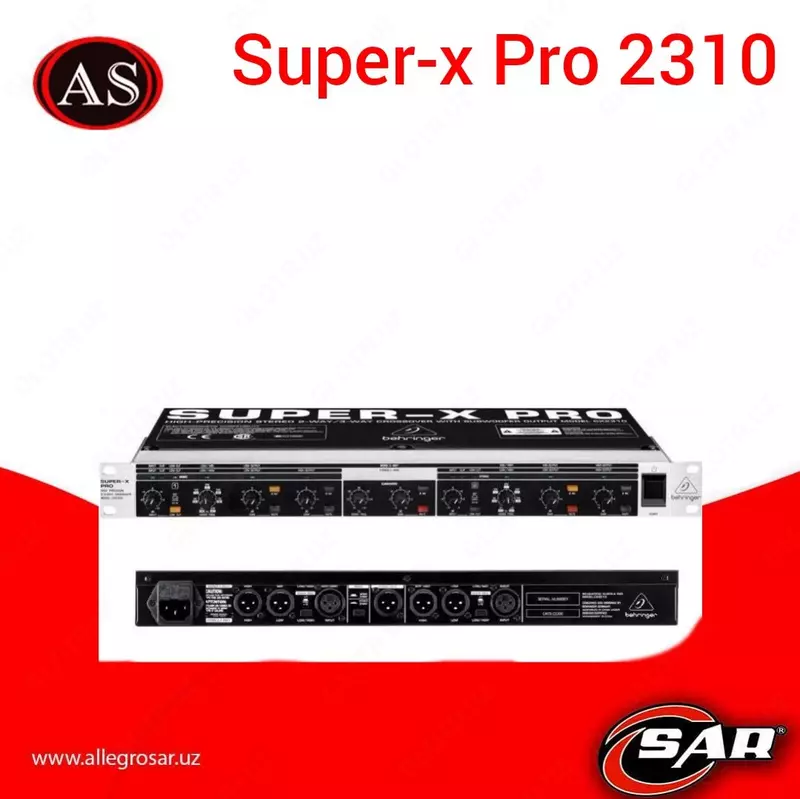Кроссовер BEHRINGER SUPER-X PRO CX2310 - 1 790 000 сум