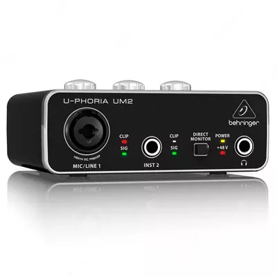 Внешняя студийная звуковая карта Behringer UM2 - Цена по запросу