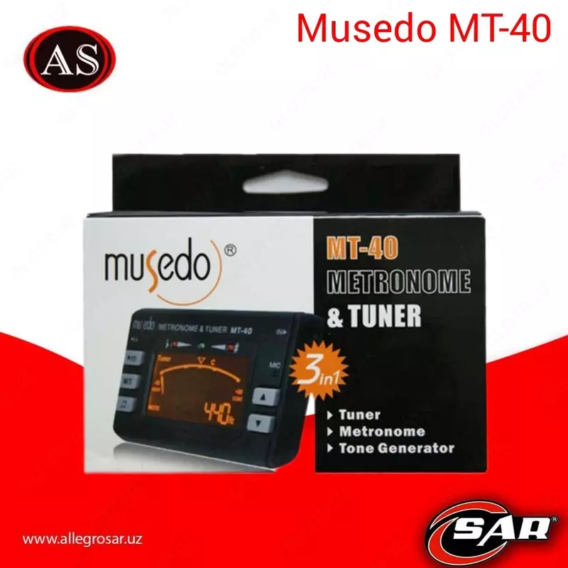 Метроном-Тюнер-Тон генератор MUSEDO MT-40