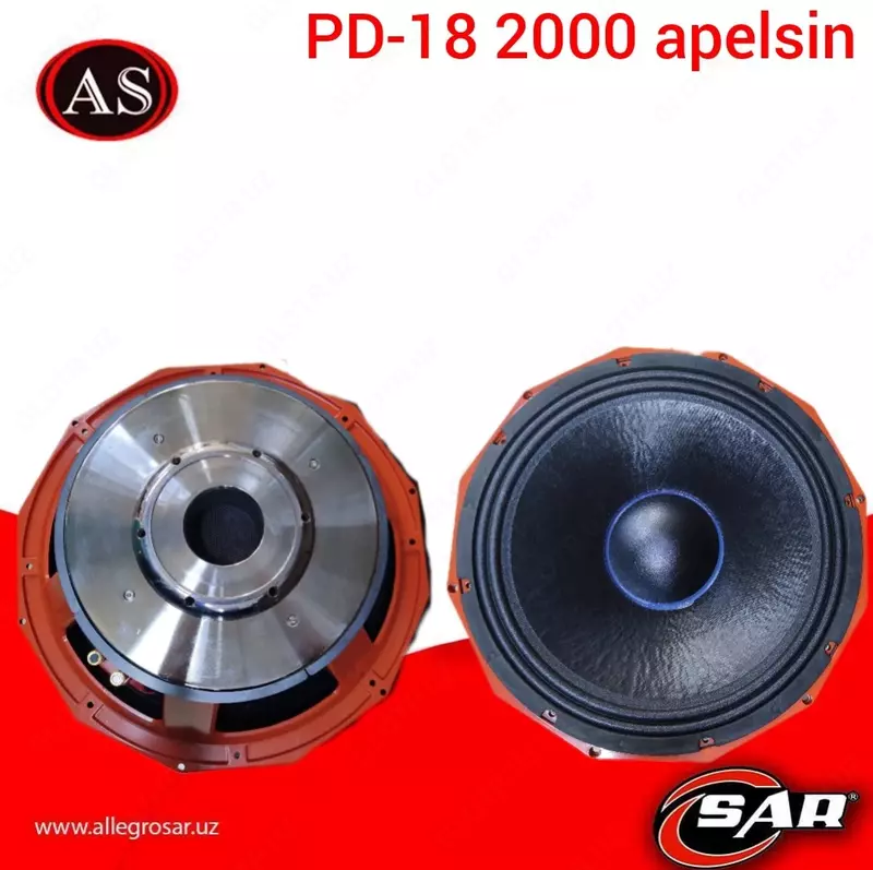 Эксклюзивный дизайн 18-дюймового сабвуфера Макс. Мощность 2400 громких динамика