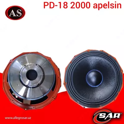 Эксклюзивный дизайн 18-дюймового сабвуфера Макс. Мощность 2400 громких динамика - 1 805 000 сум / шт.