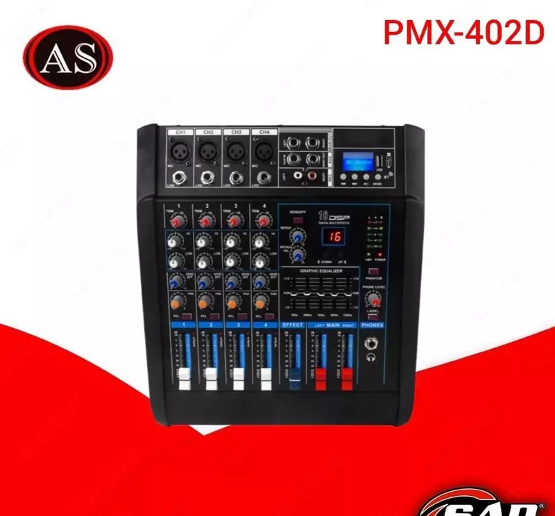 Микшерный пульт с усилителем PMX-402D USB