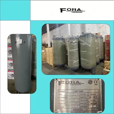 Kompressor uchun qabul qiluvchi 500L