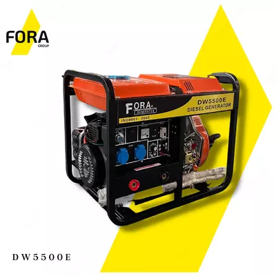Дизельный генератор FORA DW5500 E 5Kw - 10 482 894.4 сум / шт.