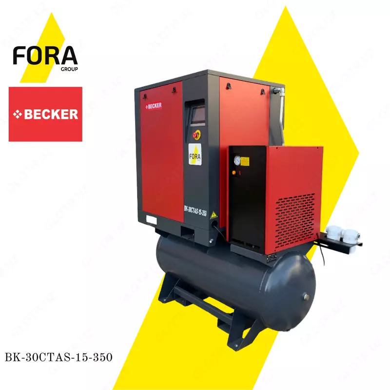 Винтовой компрессор BECKER BK-30CTAS-15-350 (16 BAR) - 53 010 091 сум