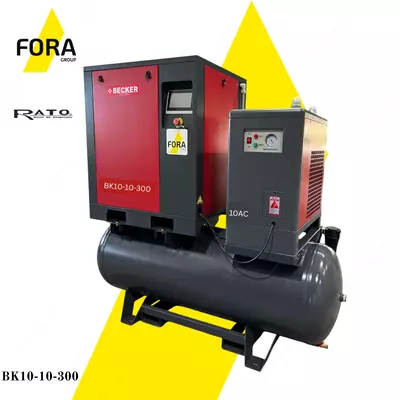 Винтовой компрессор BECKER BK10-10-300 - 27 994 093 сум / шт