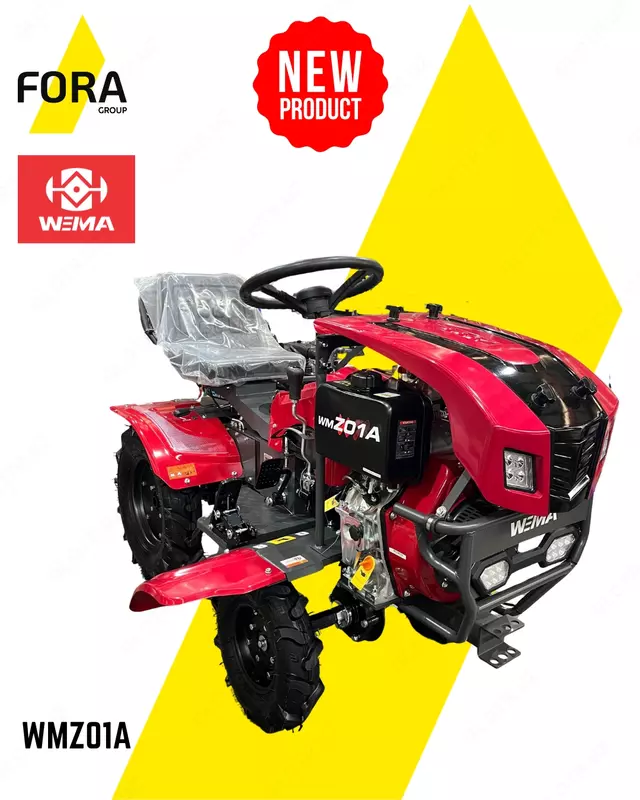 Мотокультиватор WEIMA WMZ01A 4x4 (15HP) - 