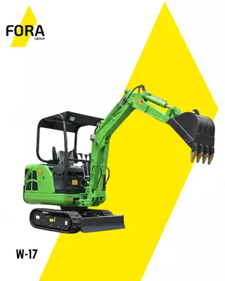 Мини экскаватор FORA W-17 (27HP)
