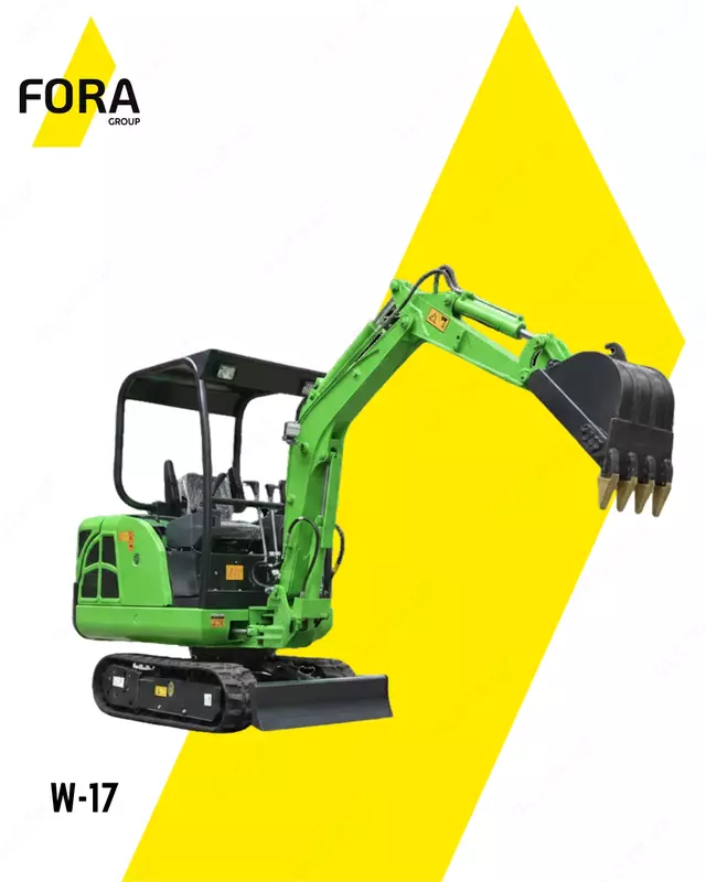  Мини экскаватор FORA W-17 (27HP) - 