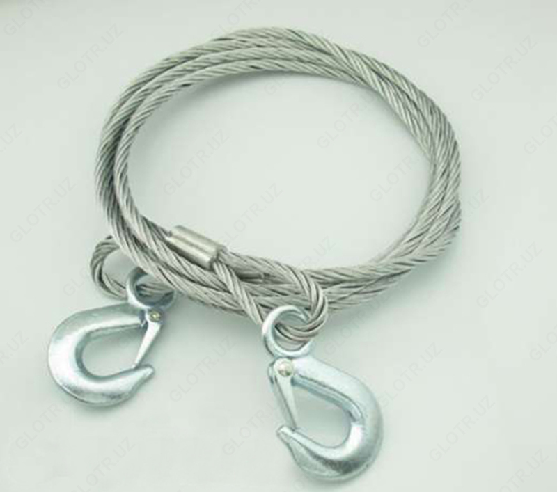 Трос буксировочный  железный