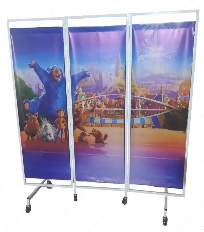 КМ-60 Ширма медицинская трехсекционная