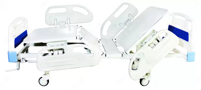 КМ-2М Двухфункциональная механическая медицинская кровать с АВС