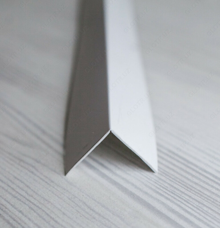 Universal burchaklar moslashuvchan tekis  yogoch  teksturali ranglar (25x25mm) 270cm