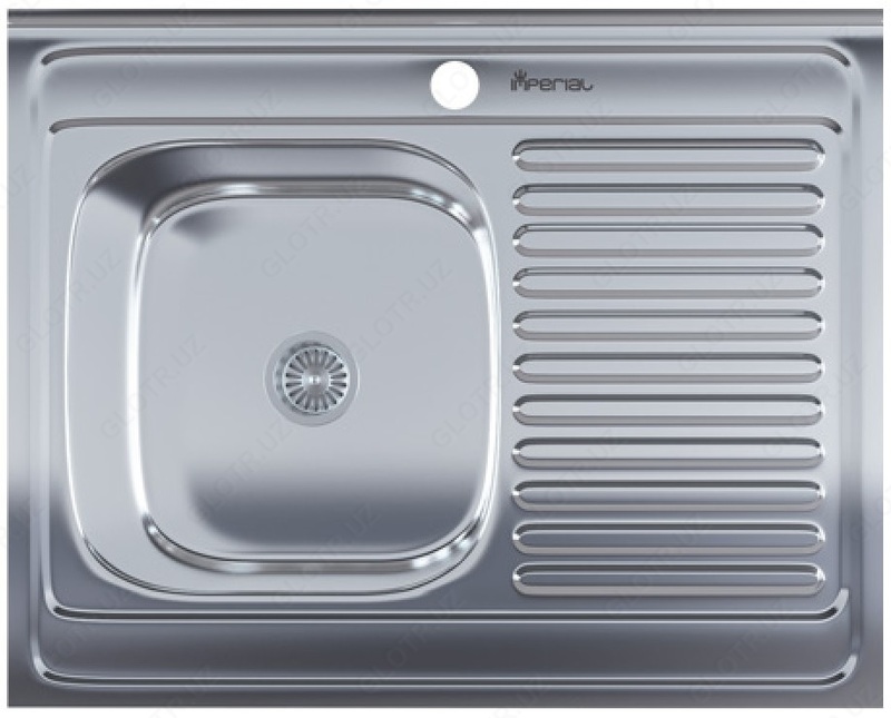  Раковина кухонная  стальная 6080 - 