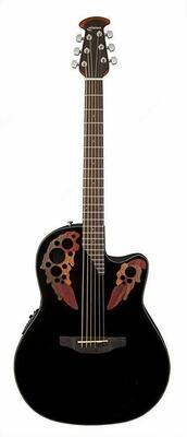Электроакустическая гитара OVATION CE44-5 Celebrity Elite Mid Cutaway Black - от 2 620 723.6 сум / шт.