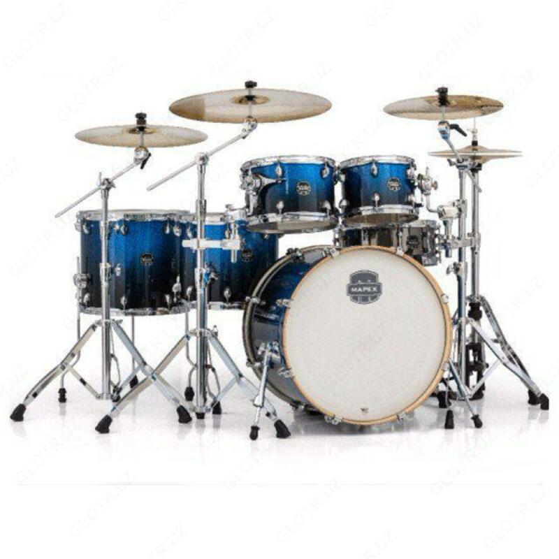 Ударная установка Mapex Saturn BSI - Transparent Sapphire Fade