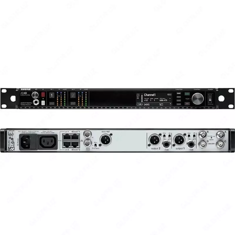 Вокальная радио-система "Shure" AD4D (2-х канальный цифровой приемник)