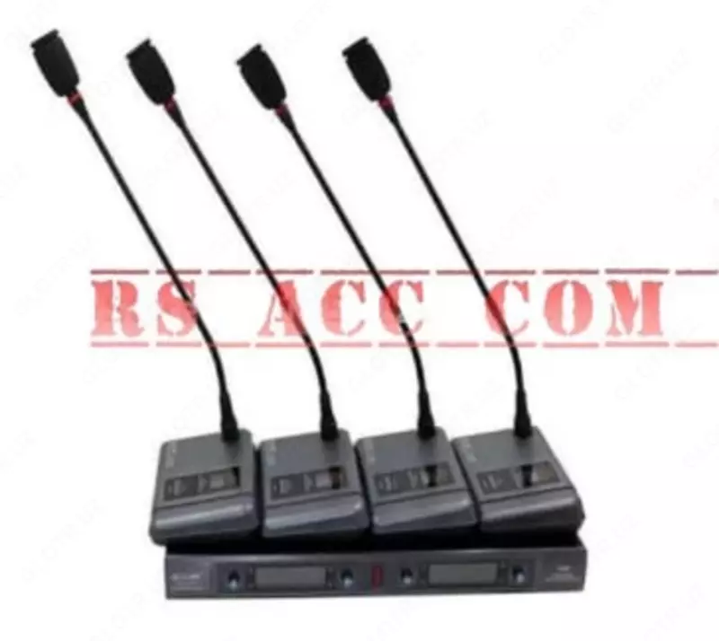 Konferentsiya modeli uchun masofaviy mikrofon; SHUREBLX4000 (4 mikrofon kiritilgan)