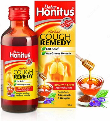 СИРОП ОТ КАШЛЯ ХОНИТУС ДАБУР (HONITUS HERBAL COUGH REMEDY DABUR)