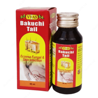 Масло Бакучи от витилиго, лейкодермы и псориаза VYAS Bakushi tail