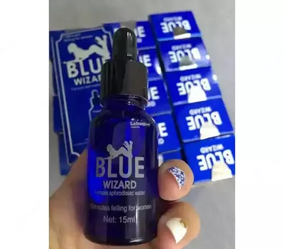 Возбуждающие капли Blue Wizard