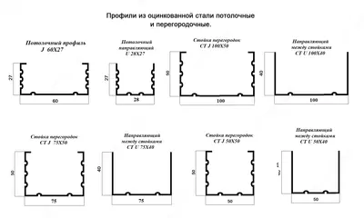 gipsokarton profillari - 3 000 so'm / mdan