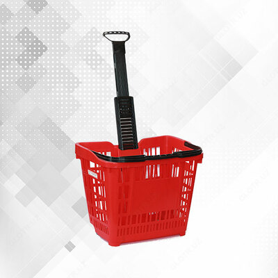 Корзина для супермаркетов с колесиками
