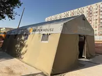 Палатка марки Памир-18 комбинированная Чодир Пвх брезент нет навес Оптом и розница