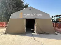 Палатка марки Памир-18 комбинированная Чодир Пвх брезент нет навес OOO UNIVERSAL SAFETY GOODS