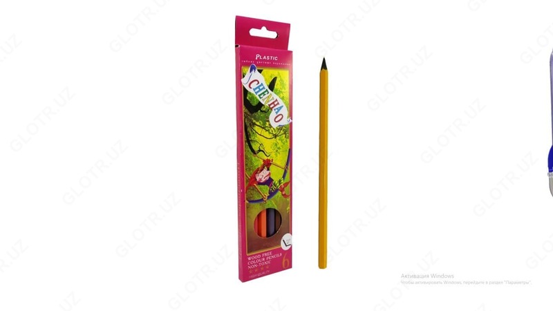 "Chenhao" rangli plastik qalamchalar (6 dona)