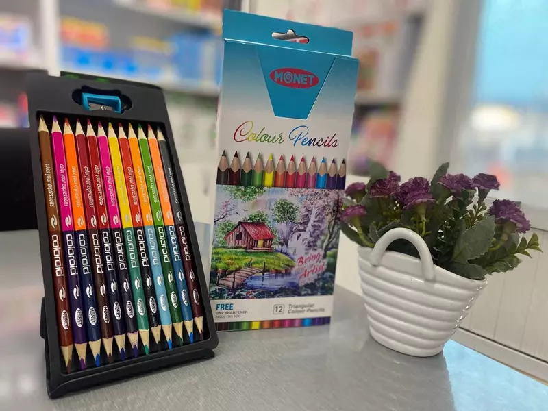 Карандаши цветные Monet Duo 24 цвета