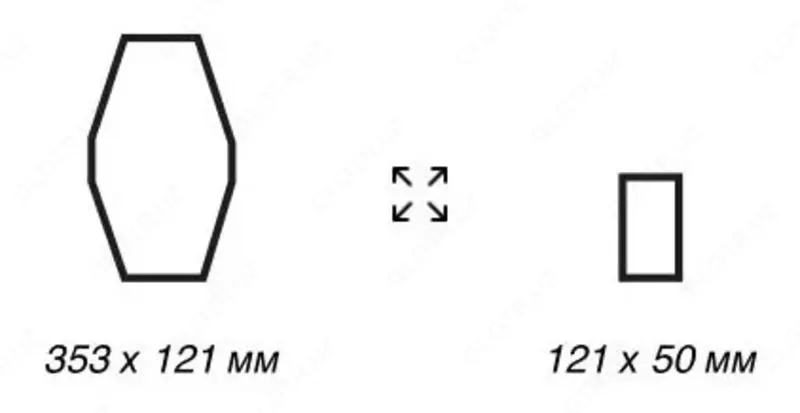 Вибролитая тротуарная брусчатка "Алмаз" - по запросу