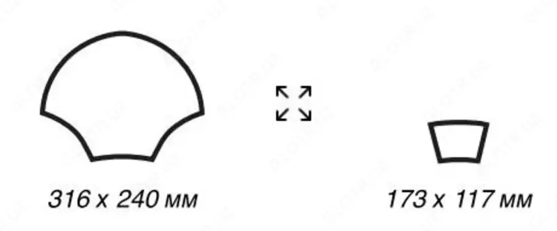Вибролитая тротуарная брусчатка "Зонтик" - по запросу