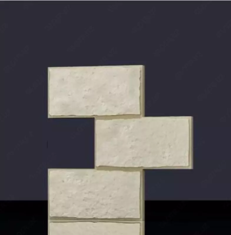 Вибролитая тротуарная брусчатка "Травертин"