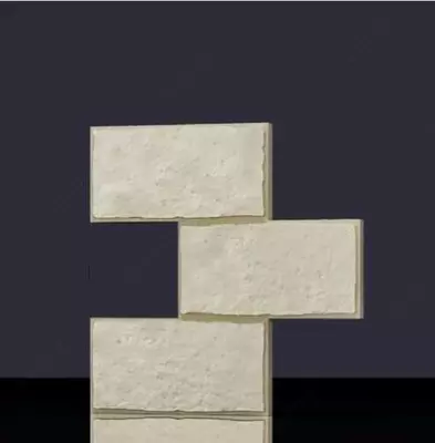 Вибролитая тротуарная брусчатка "Травертин"