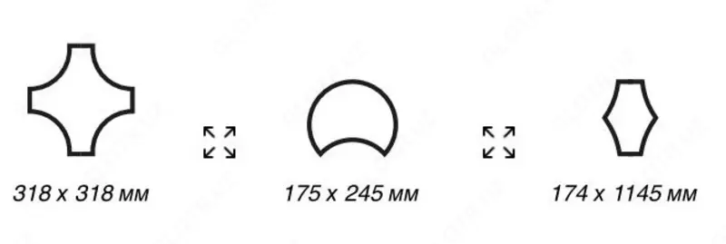 Vibrocast piyodalar yo'lining yulka toshlari "Bulvar" - по запросу