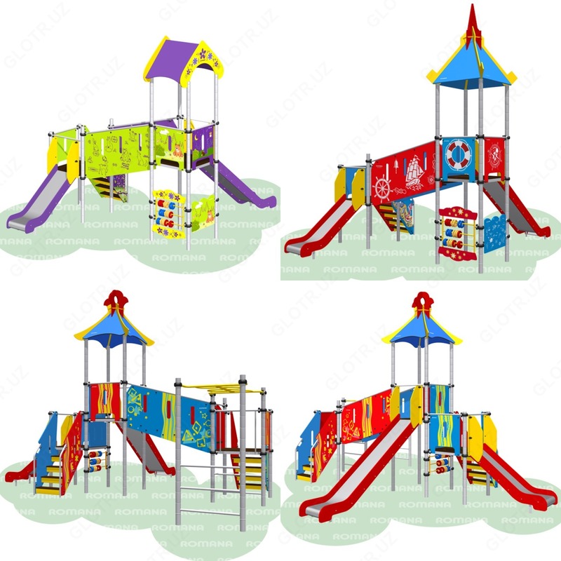 Детские площадки и горки Romana 101.33.00-01