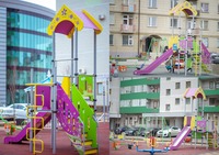 Детские площадки и горки Romana 101.33.00-01 Romana.uz