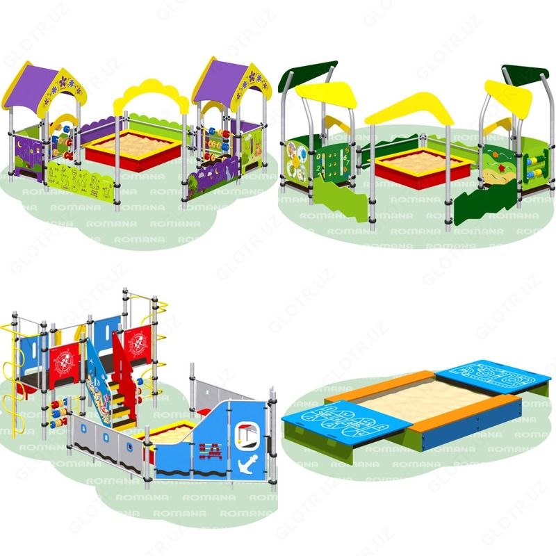 Детские площадки и горки Romana 101.07.00-04