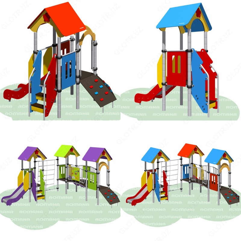 Детские площадки и горки Romana 101.07.00-04 - 15 000 000 so'mdan