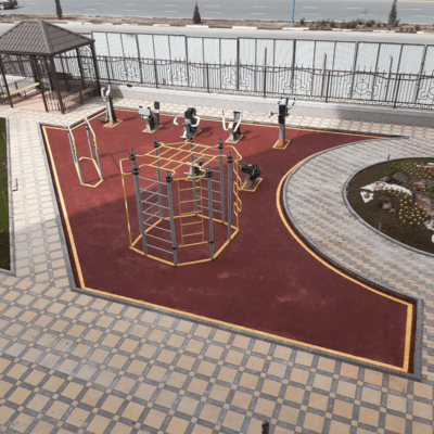 Уличные тренажеры ROMANA. Спортивные площадки Воркаут Турники Брусья