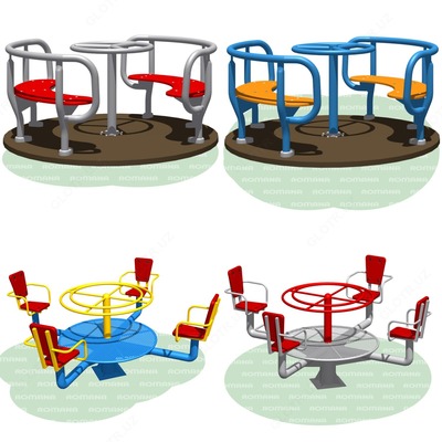 Карусели ROMANA Детские площадки Болалар майдончаси Горки Качели