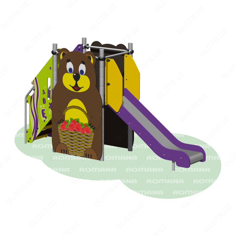 Качалки Romana "Мишка" - Park uchun attraksionlar