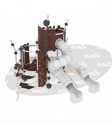 Детские игровые комплексы для элитных ЖК ROMANA Детские площадки Горки - Romana.uz