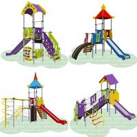 Уличные автобусы Машинки ROMANA Детские площадки Горки Качели Карусели - Romana.uz