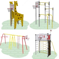 от 3 000 000 сум Детские спортивные игровые площадки комплексы ROMANA Лазы Рукоходы