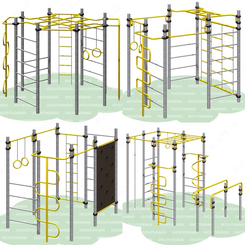 Детские спортивные игровые площадки комплексы ROMANA Лазы Рукоходы Только в розницу