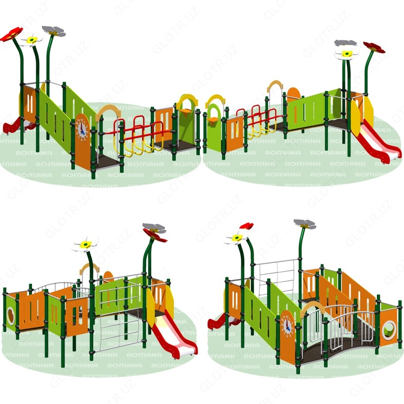 ROMANA болалар ўйин майдончалари Арғумчоқлар Каруселлар Горкалар Тебранма курсилар Балансирлар - Park uchun attraksionlar