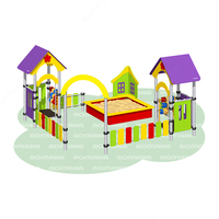 Песочницы ROMANA Горки Качели Карусели Качалки Детские площадки